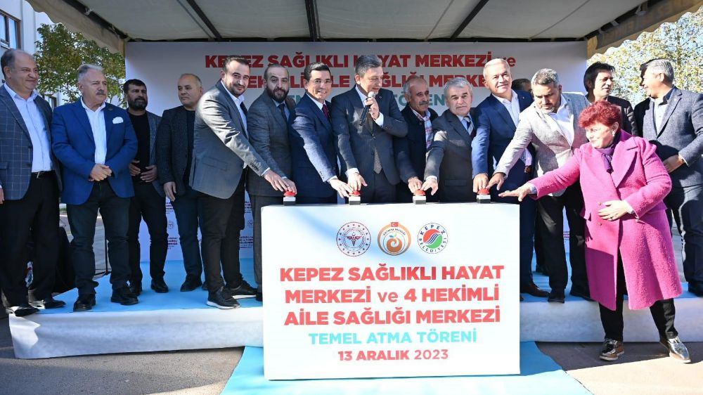 Kepez Belediyesinde iki sağlık yatırımının temeli atıldı