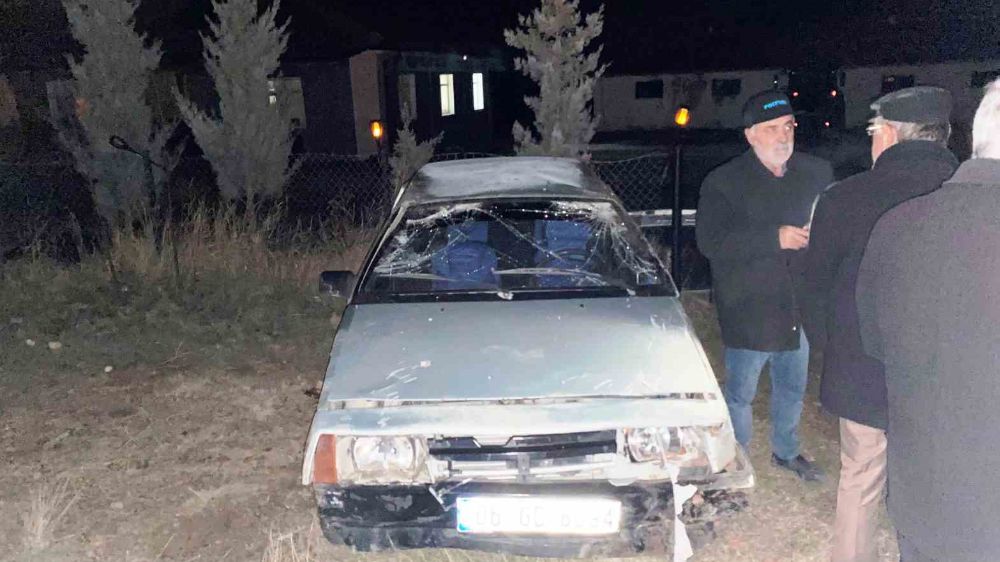 Konya’da medyana gelen trafik kazasında 1 kişi yaralandı