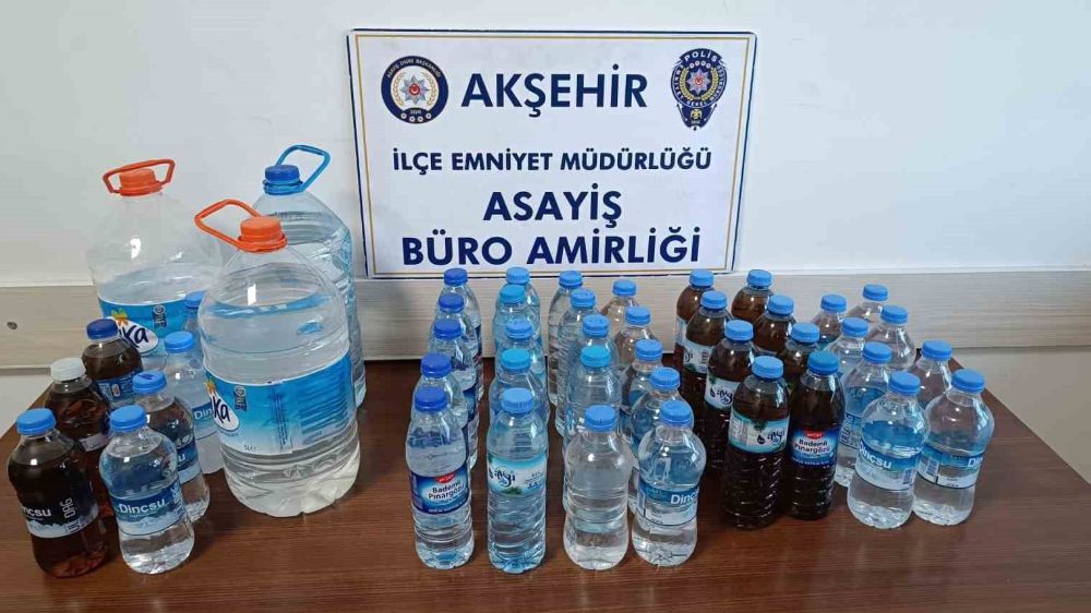Konya’da yılbaşı öncesi sahte içki operasyonu: 3 gözaltı