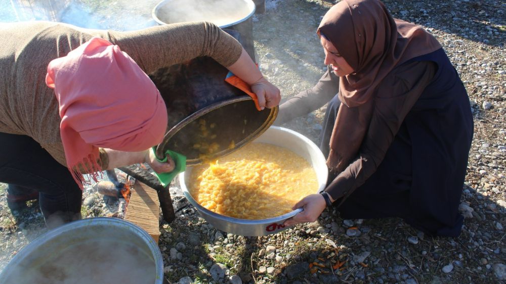 Köyceğiz Ortaokulu’nda portakal reçeli şenliği