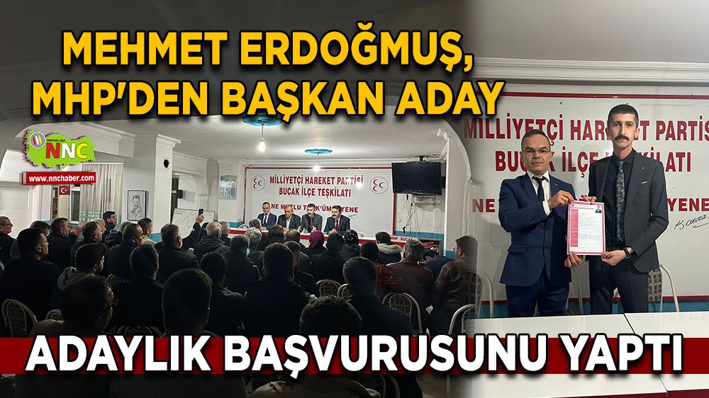 Mehmet Erdoğmuş, MHP'den Başkan aday adaylık başvurusunu yaptı