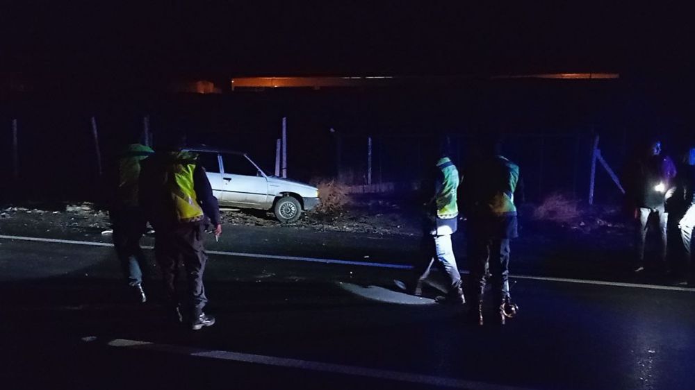Parkedilen Araça Çarpan Hafif Ticari Aracın Sürücüsü Yaralandı