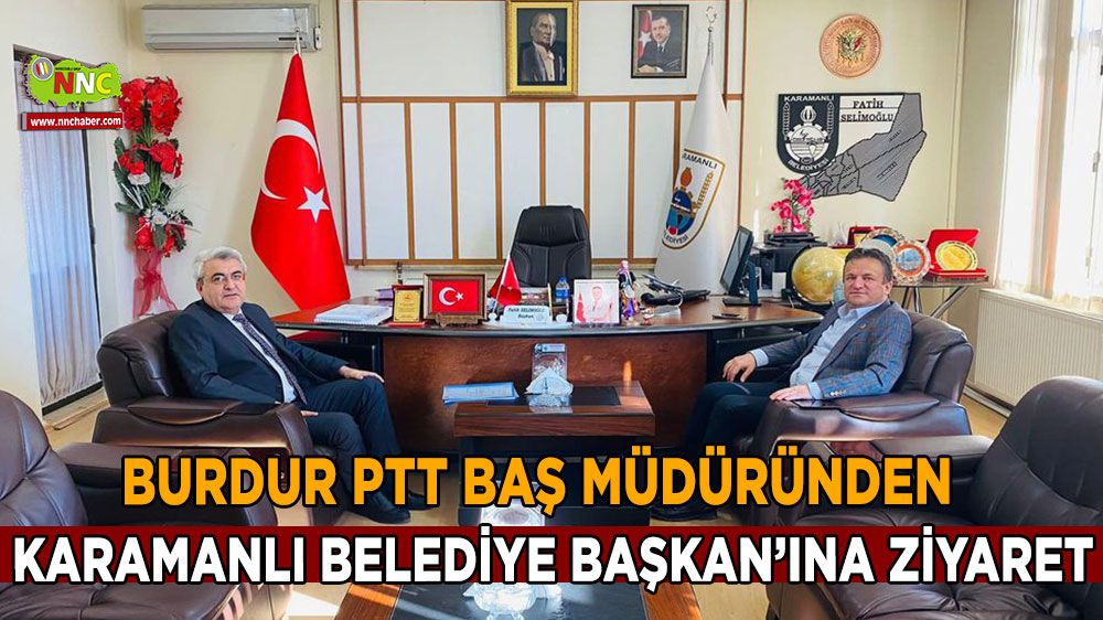 PTT Baş Müdürden Başkana Selimoğlu'na ziyaret 