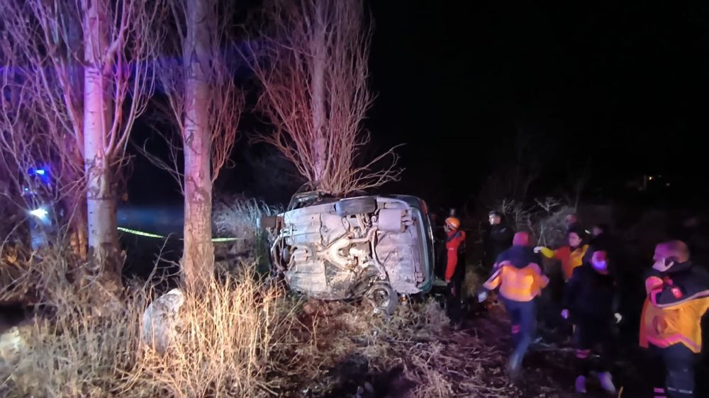  Refüje Girip Takla Atan Otomobil Kazasında Bir Kişi Öldü