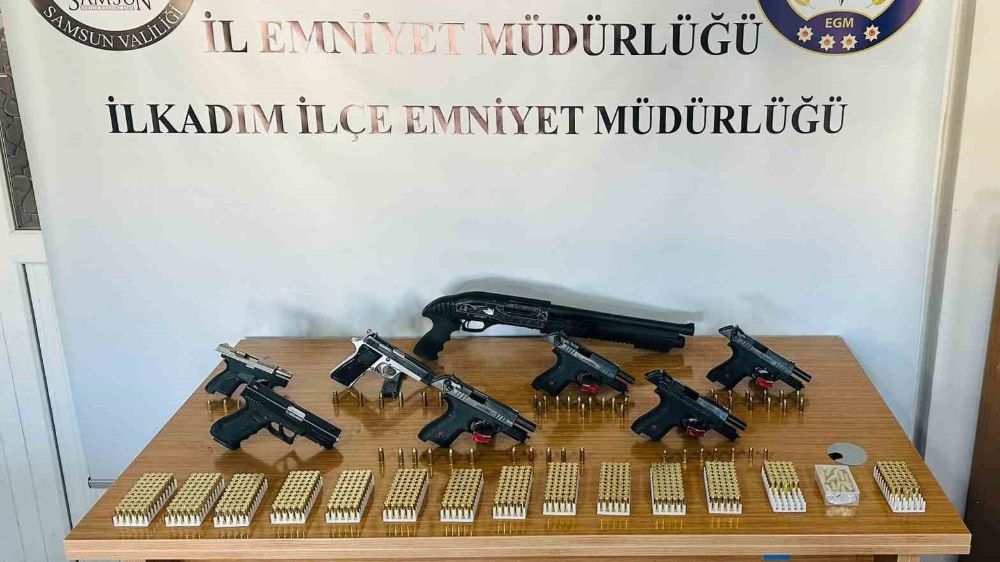 Samsun’da silah operasyonu 