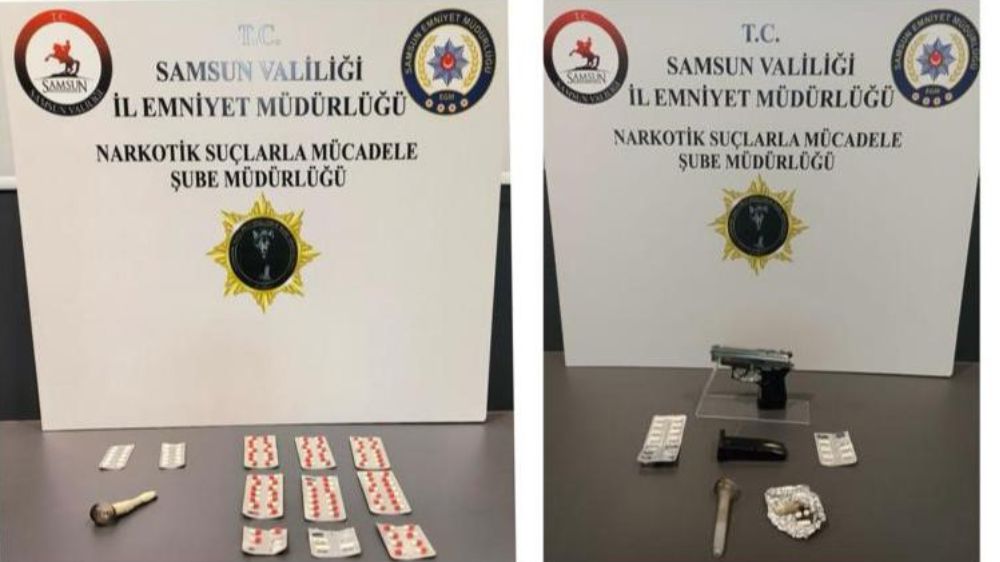 Samsun’da uyuşturucuya geçit yok; 21 kişiye adli işlem