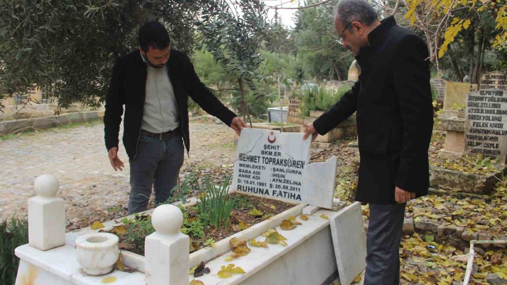 Şanlıurfa'da Şehit Mezarının Tahrip Edilmesi Tepkileri Yükseltiyor