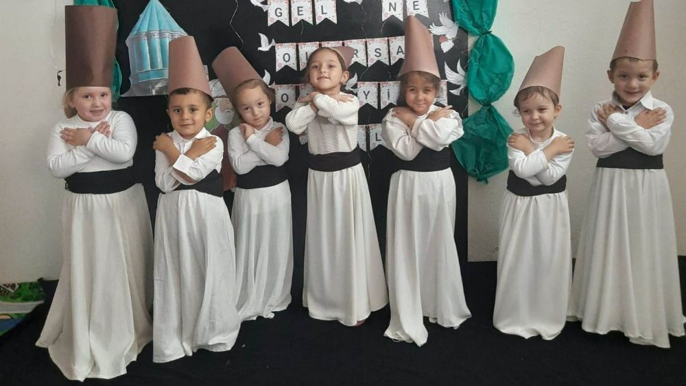 Simav’da 4-6 yaş Kur’an Kursunda Mevlana Haftası etkinliği