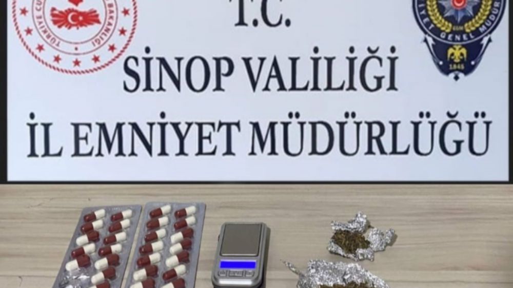 Sinop’ta uyuşturucuya geçit yok: 7 gözaltı