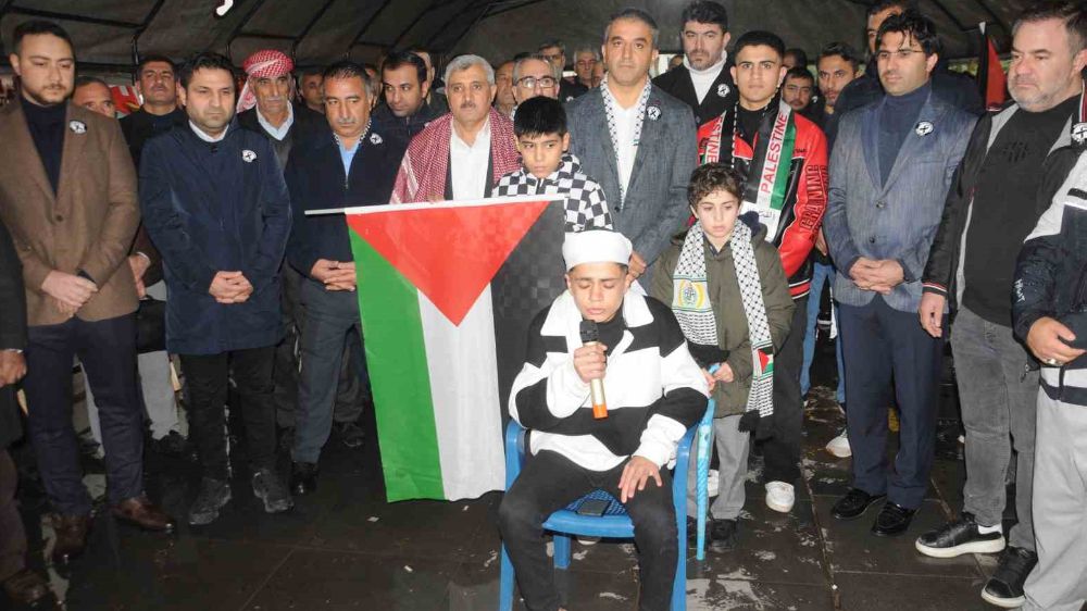 Şırnak'ta Filistin İnsanlık Nöbeti: İsrail Zulmüne Karşı Çadır Kuruldu