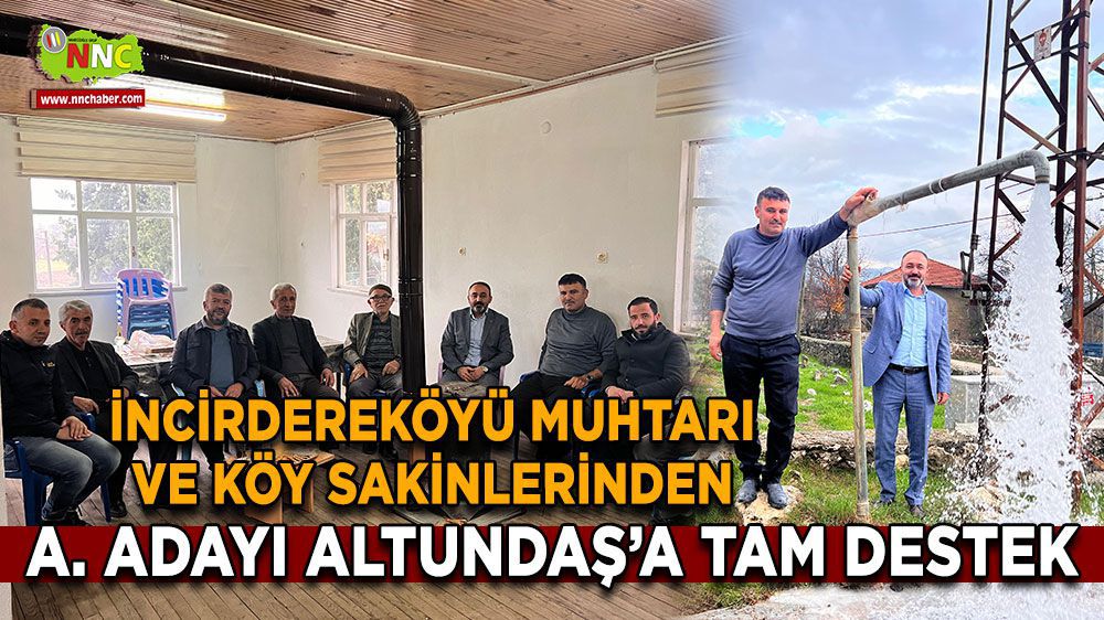 Vatandaşlar Aday Adayı Ahmet Altundaş'a büyük destek oluyor
