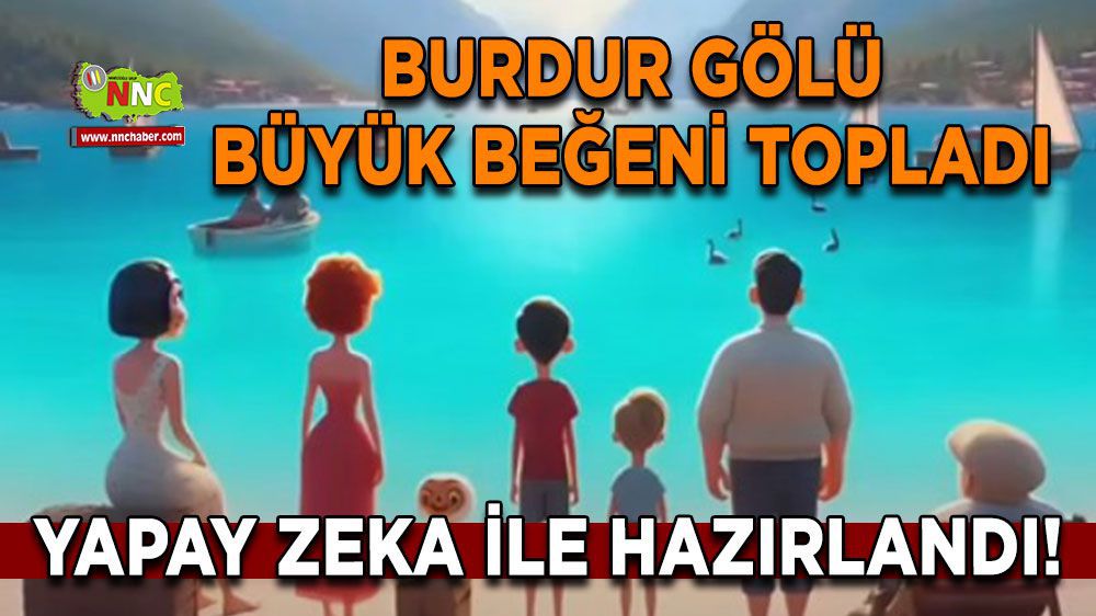 Yapay Zekanın Gözünden Türkiye'nin İlleri: Sosyal Medyada Trend Olan Burdur Gölü