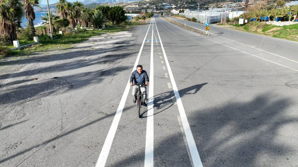 Alanya-Gazipaşa arasına yeni yatırım: Bisiklet yolu yapılıyor