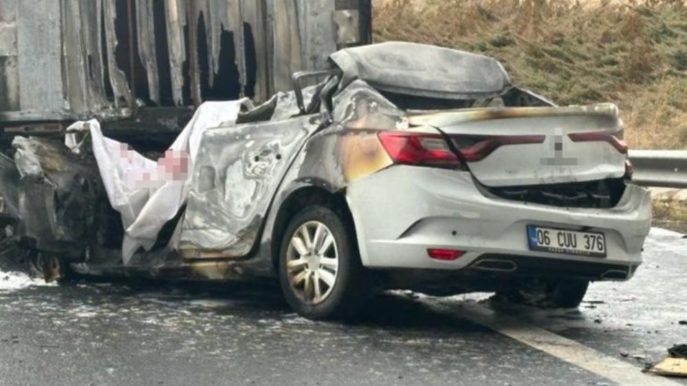 Ankara Çevre Yolunda Facia: Otomobil Alev Topuna Döndü, Bir Kişi Hayatını Kaybetti