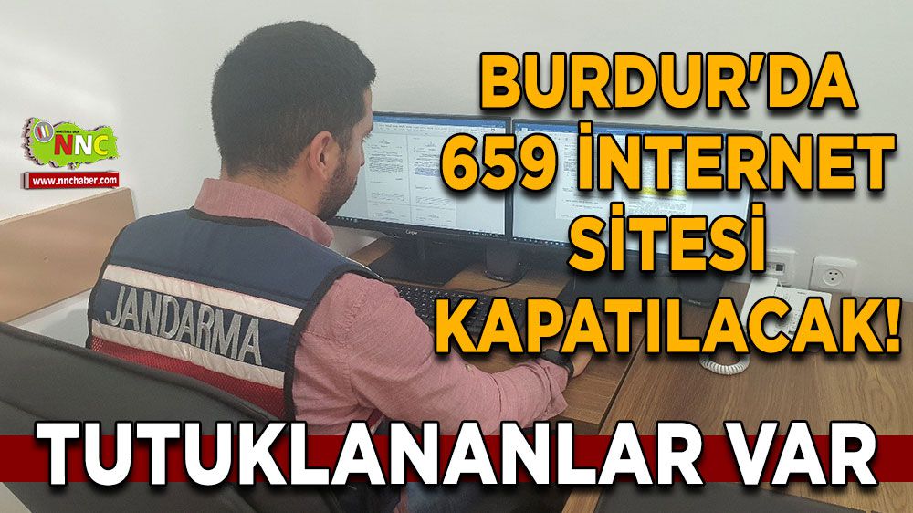 Burdur'da 659 internet sitesi kapatılacak!