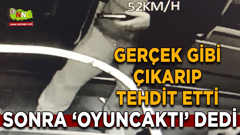 Burdur'da Halk Otobüsünde Tehlikeli Anlar: Silahla Şoföre Tehdit!