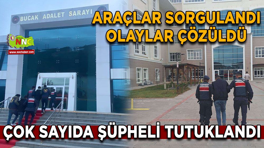 Burdur'da suçlular enselendi! Çok sayıda suçlu tutuklandı