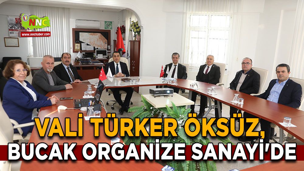 Burdur Valisi Türker Öksüz, Bucak Organize Sanayi'de