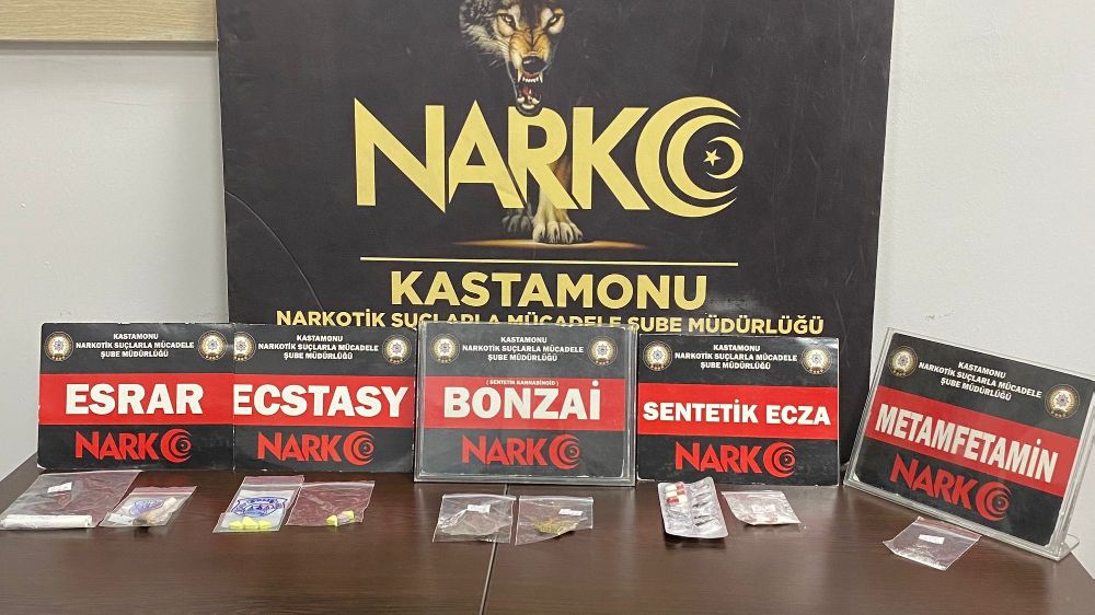 Kastamonu'da uyuşturucu operasyonu 4 şahıs tutuklandı