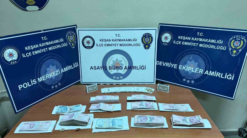Keşan’da polis ekiplerinden kumar baskını