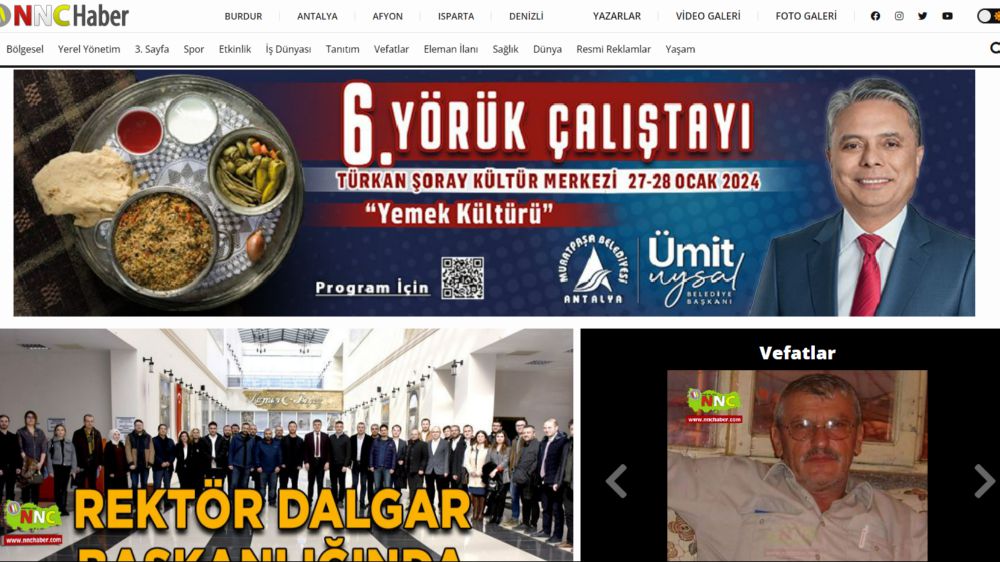 Muratpaşa Belediyesi Yörük Çalıştayı Banner