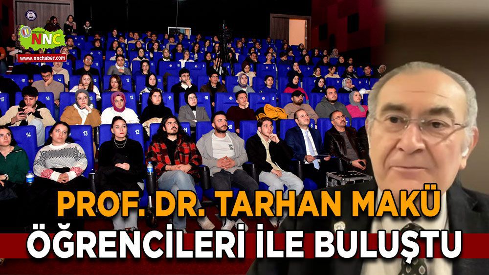 Prof. Dr. Nevzat Tarhan MAKÜ'de  konferansa katıldı