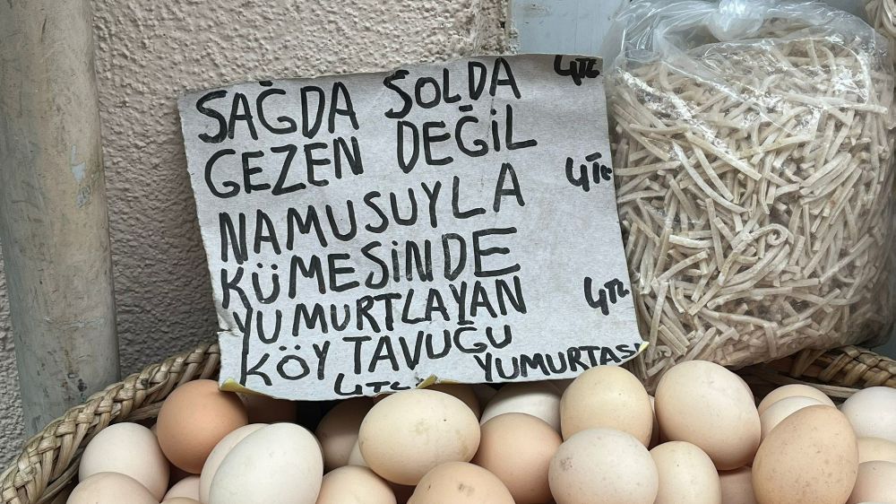 Sinoplu manavın yumurta notu gülümsetti