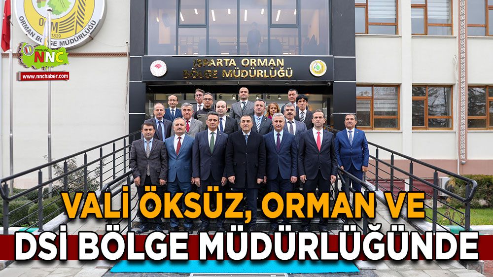 Vali Türker Öksüz, Orman ve DSİ Bölge Müdürlüğünde