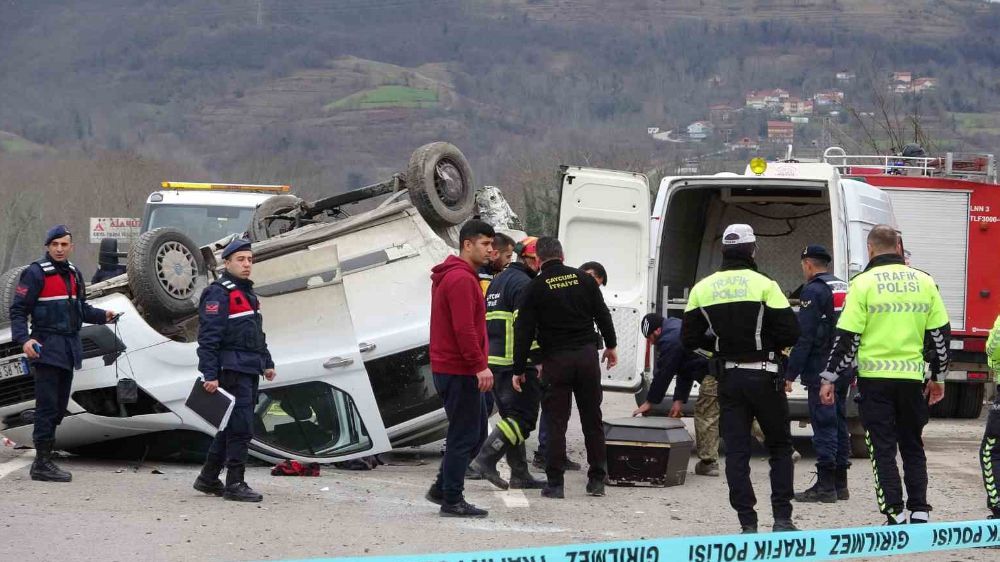 Zonguldak'ta feci trafik kazası 