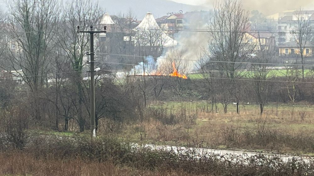 Zonguldak'ta kulübe yangını paniğe neden oldu