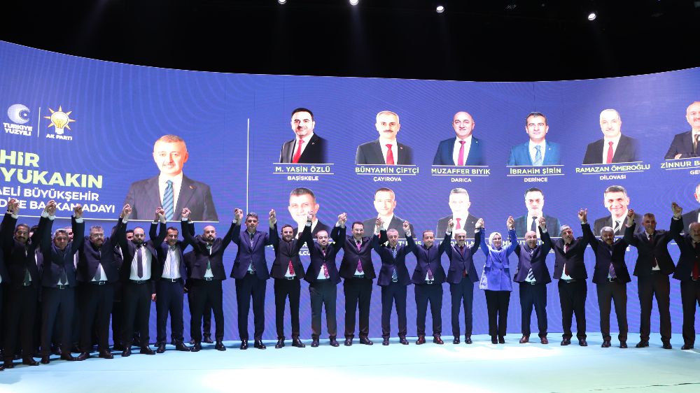 Ak Parti, Kocaeli'nin 12 ilçe belediye başkan adayları tanıtıldı 
