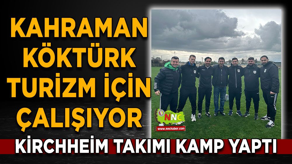 Alman Futbol Takımı VfL Kirchheim Antalya'da Kamp Yaptı!