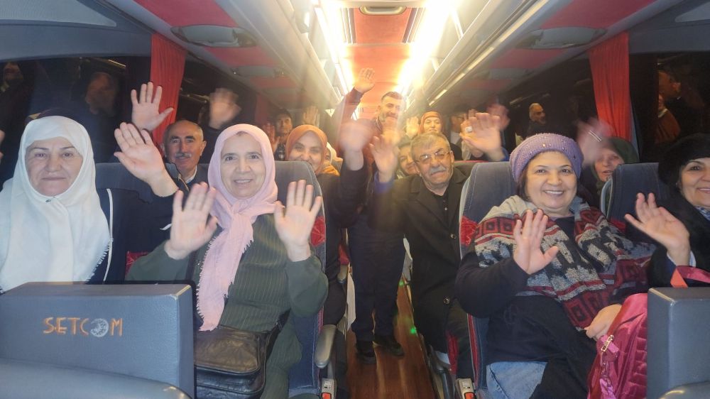 Aydın'da kutsal topraklara gidecek yolcular böyle uğurlandı