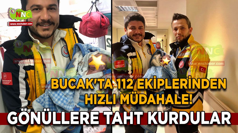 Bucak'ta 112 ekipleri Gönüllere taht kurdular