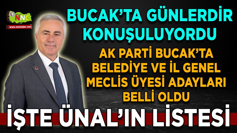Bucak'ta AK Parti Belediye Meclis ve İl Genel Üye Adayları Belli Oldu