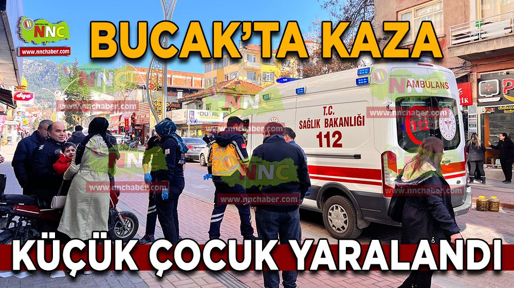 Bucak'ta kaza! Küçük çocuk yaralandı