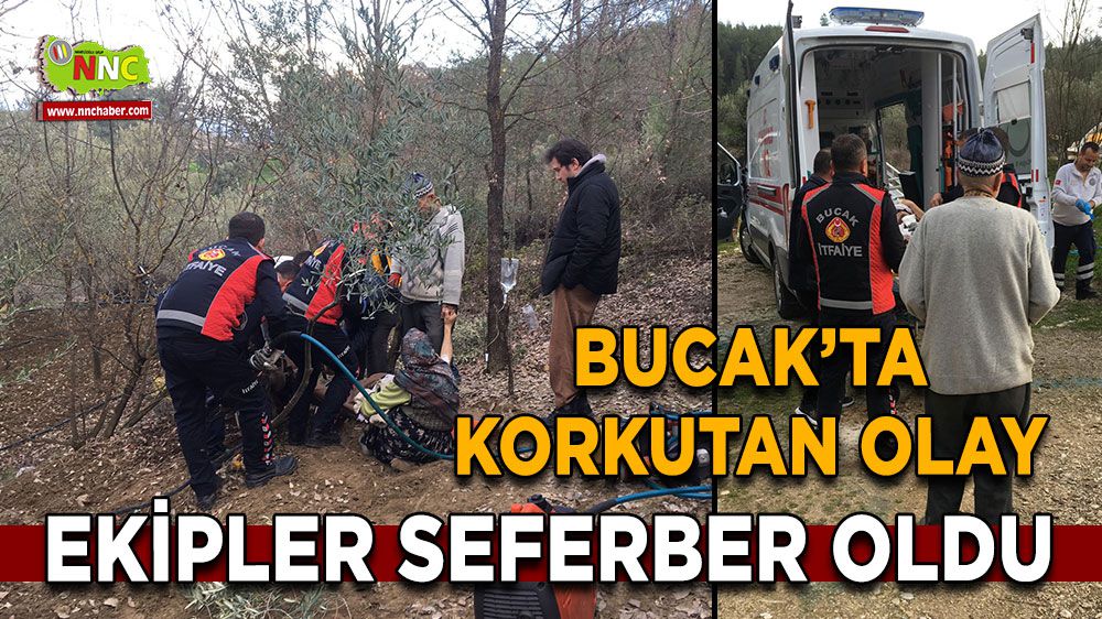 Bucak'ta Korkutan Olay! Ayağını Çapaya Kaptıran Adam Kurtarıldı