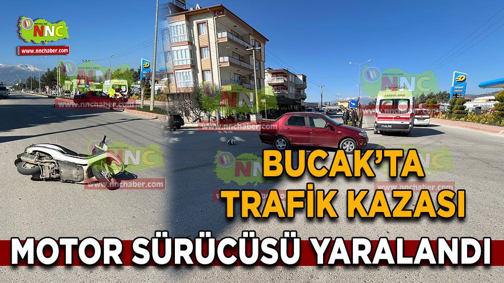 Burdur Bucak Haber - Bucak'ta trafik kazası