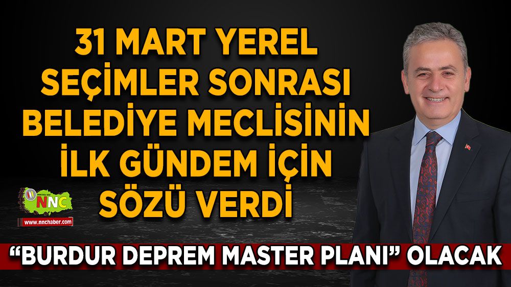 Burdur'da Deprem Master Planı Talebi Artıyor! Şimşek sözü verdi