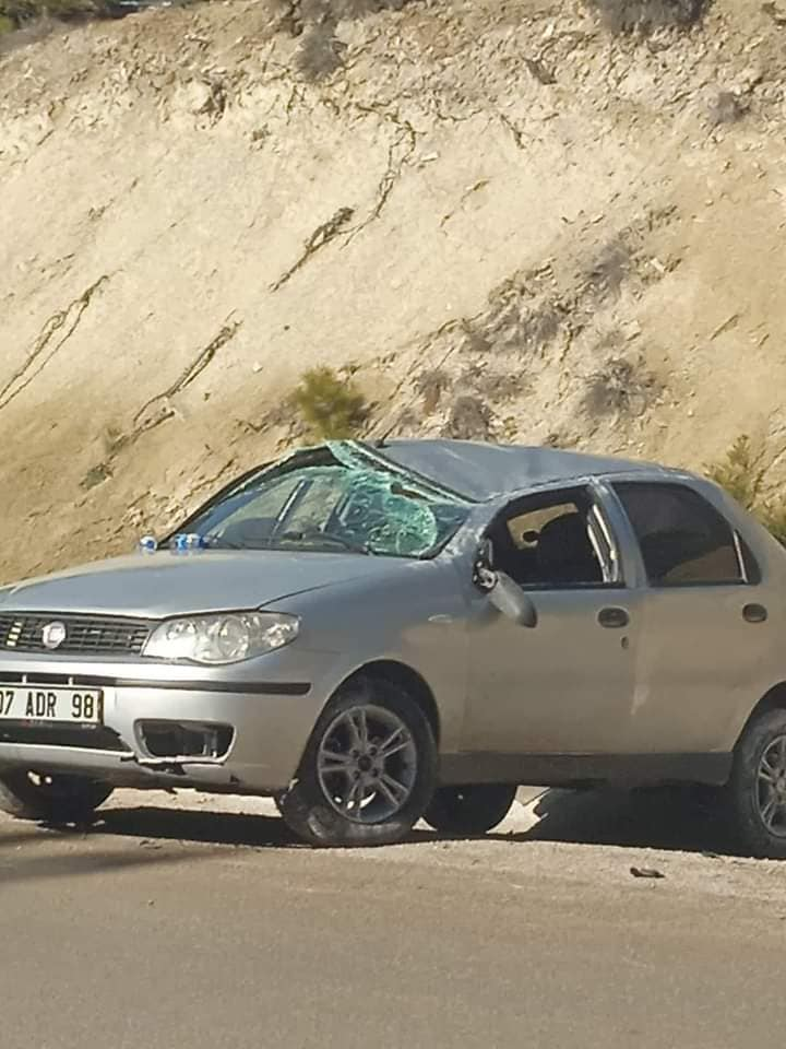 Burdur Haber - Burdur'da kaza! 2 kişi yaralandı 
