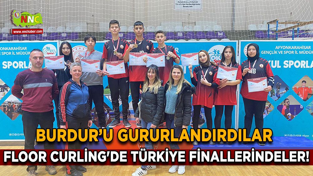 Burdur'un Gururu: İki Lisemiz Floor Curling'de Türkiye Finallerinde!