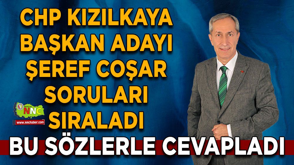 CHP Başkan Adayı Şeref Coşar'dan İftira İddialarına Yanıt