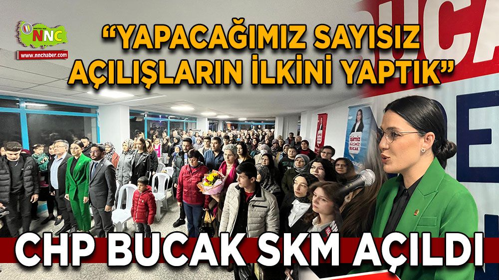 CHP Bucak Seçim Koordinasyon Merkezi Açıldı: Hülya Gümüş'ten Etkileyici Konuşma!
