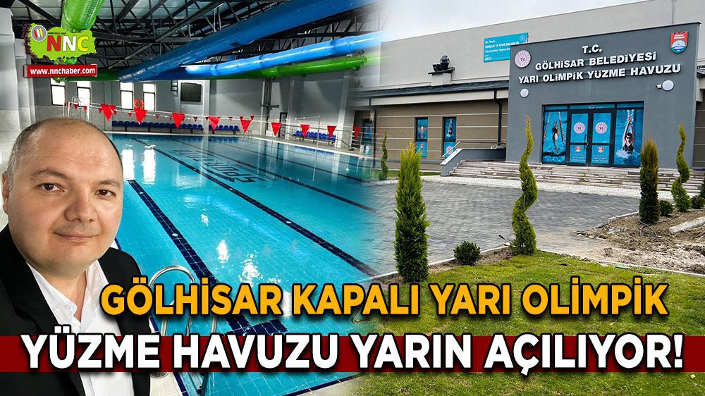 Gölhisar Kapalı Yarı Olimpik Yüzme Havuzu Açılıyor!