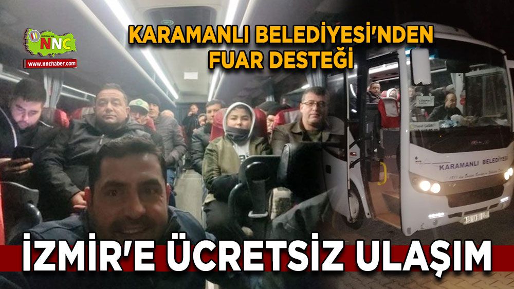 Karamanlı Belediyesi'nden Fuar Desteği: İzmir'e Ücretsiz Ulaşım