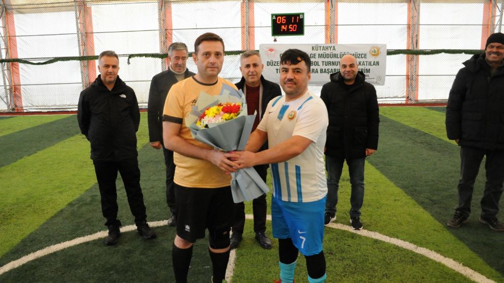 Kütahya Orman Bölge Müdürlüğü Halı Saha Futbol Turnuvası Başladı!