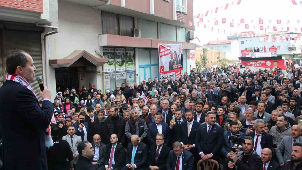 31 Mart Yerel Seçimleri: YRP İktidara Hazır! Fatih Erbakan Samsun'da