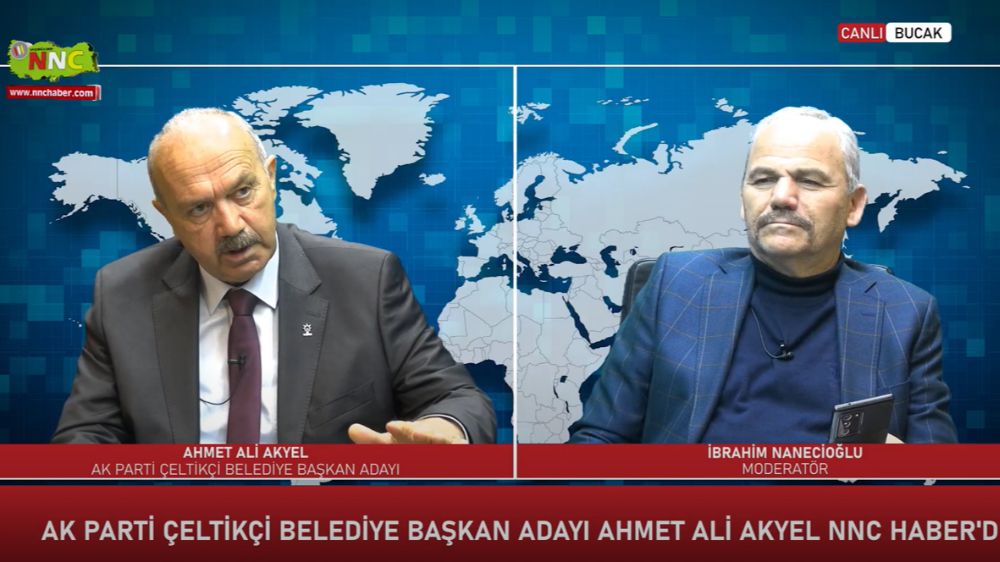 Ahmet Ali Akyel NNC Haber'de! Çeltikçi projelerini canlı yayında anlatıyor