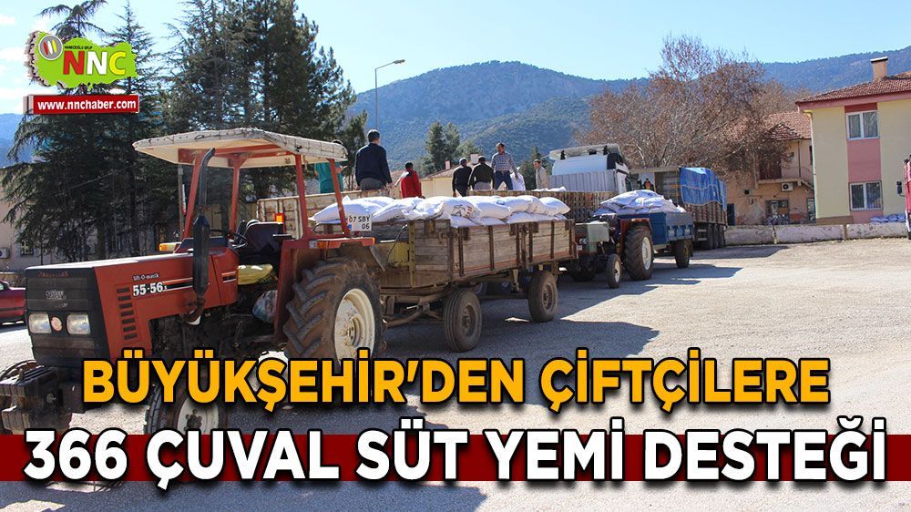 Antalya Büyükşehir Belediyesi'nden Çiftçilere Destek!