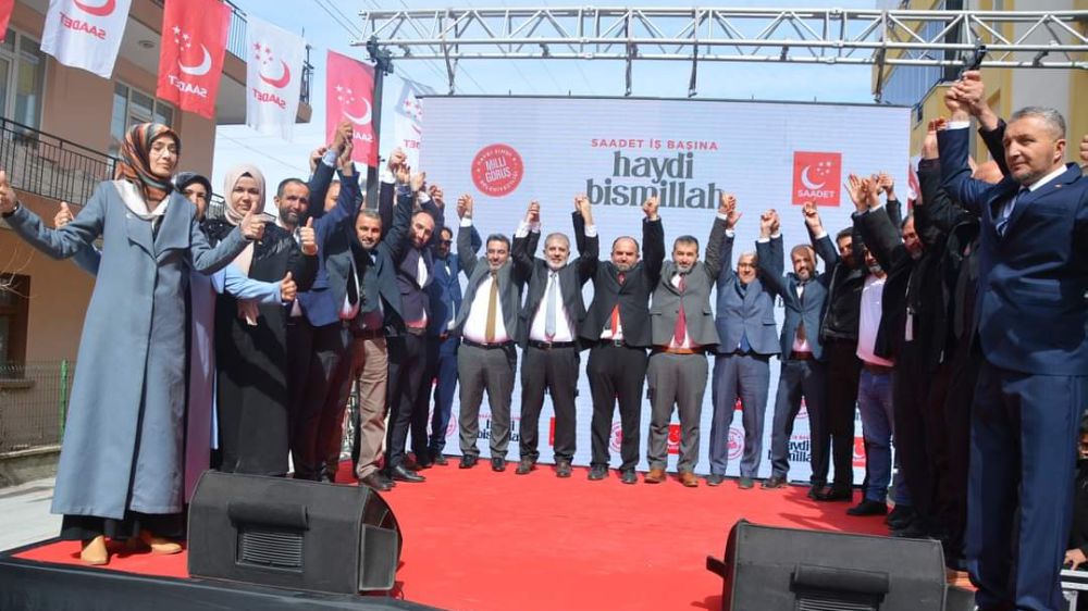 Antalya Korkuteli Saadet Partisi Seçim Koordinasyon merkezi Açıldı 